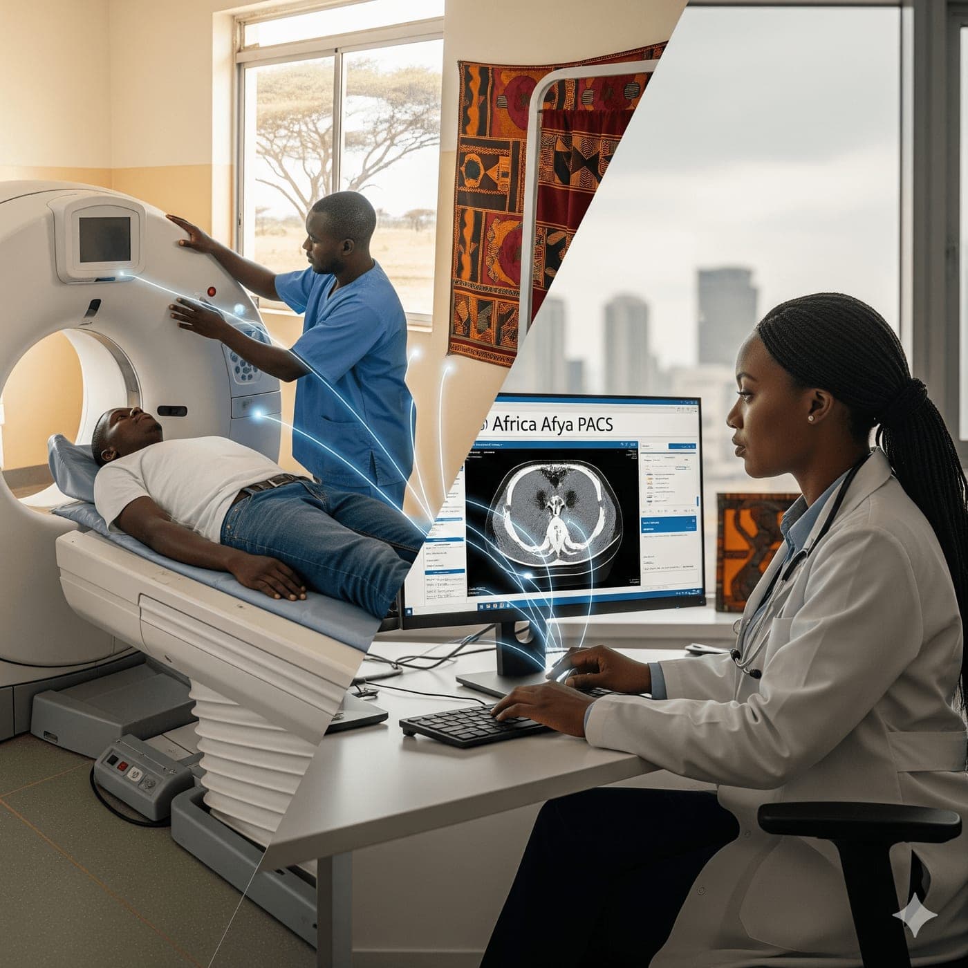 Clinical monitoring workstation with live telemetry
