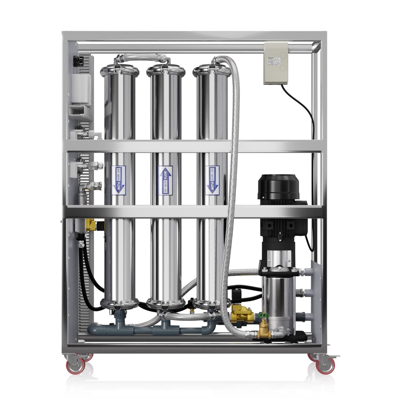 Hot-loop distribution skid on a pharmaceutical water system